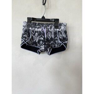 Ivivva by Lululemon Athletic Casual Running Gym Shorts Youth Girls 6 Black Gray